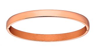 Oxzen χειροπέδα ατσάλινη 316L σε ροζ χρυσό