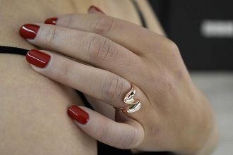 Oxzen δαχτυλίδι ασημένιο 925 σε ροζ χρυσό chevalier