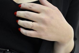 Oxzen δαχτυλίδι ασημένιο 925 σε ροζ χρυσό  chevalier free size