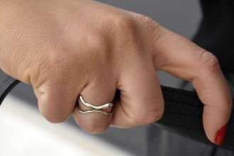 Oxzen δαχτυλίδι ασημένιο 925 επιπλατινωμένο free size