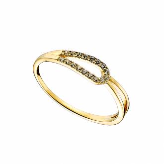 Oxzen δαχτυλίδι ασημένιο 925 σε χρυσό, με πέτρες ζιργκόν